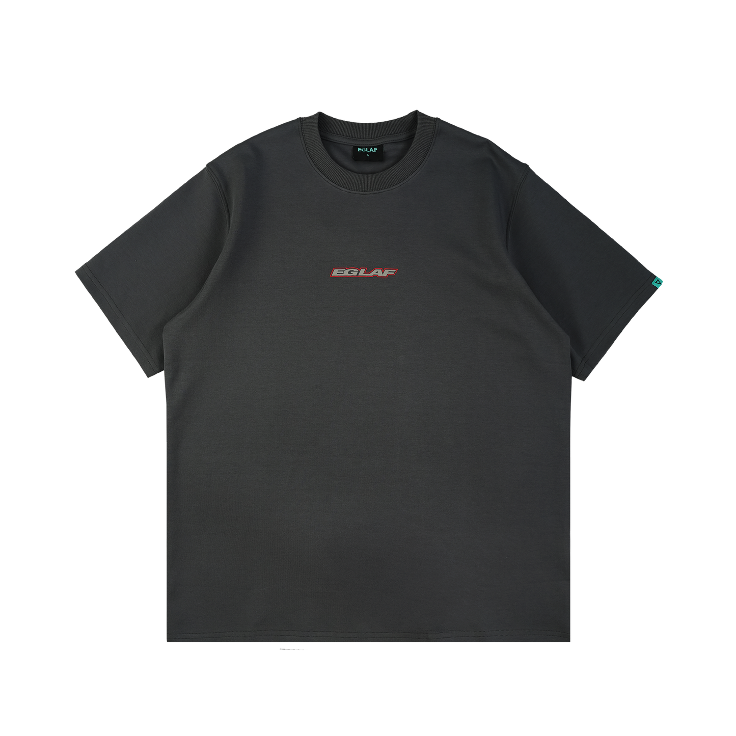EGLAF | Basic 26 Triangle Logo Tee Grey - SWAGANZ