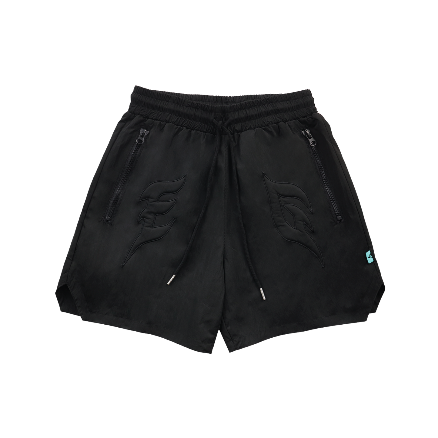 EGLAF | EG Nylon Shorts Black - SWAGANZ
