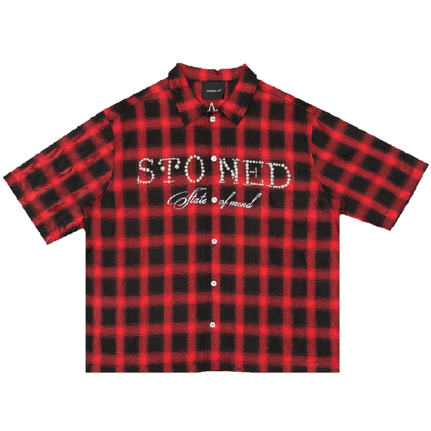 STONED | Pearl Flannel Red - SWAGANZ