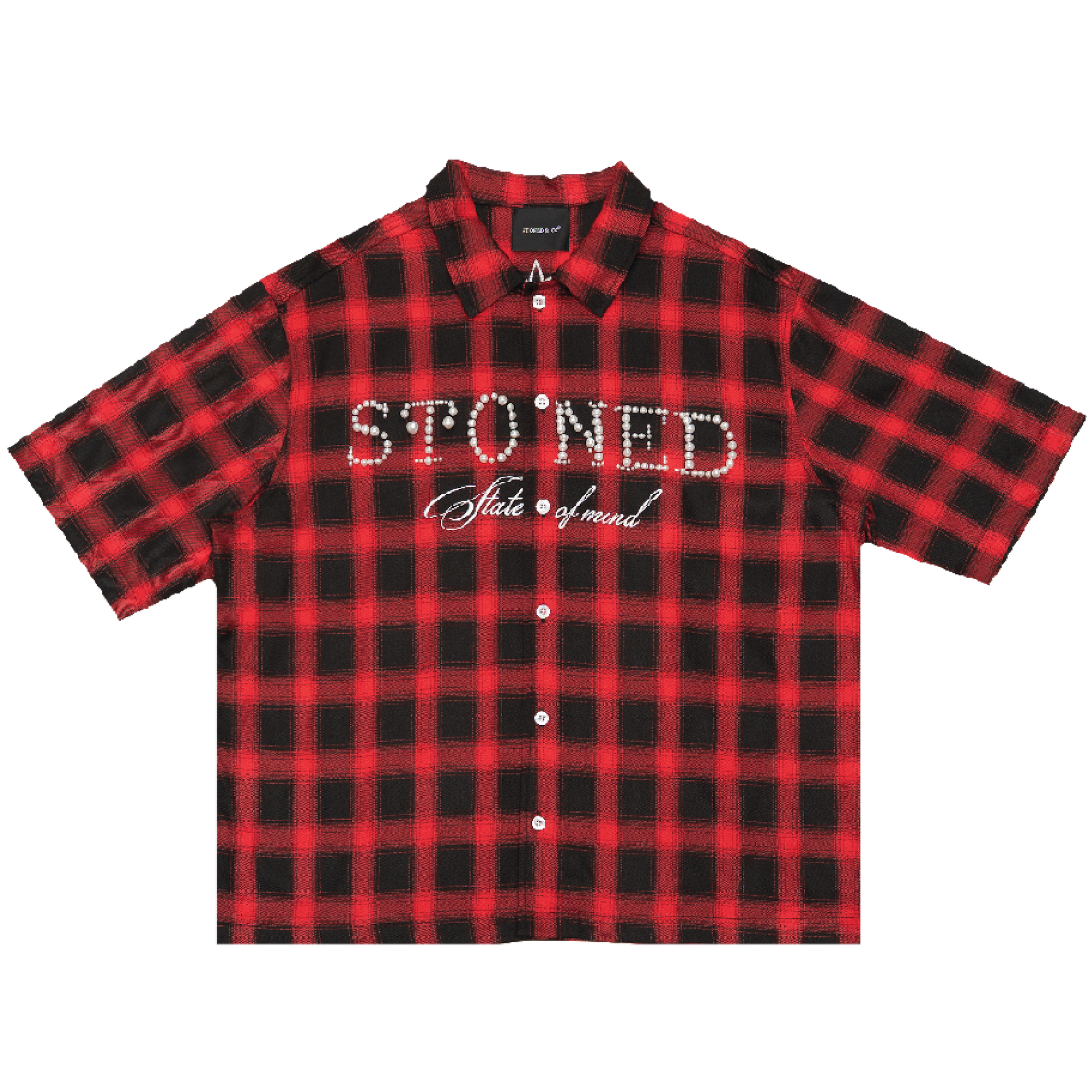 STONED | Pearl Flannel Red - SWAGANZ
