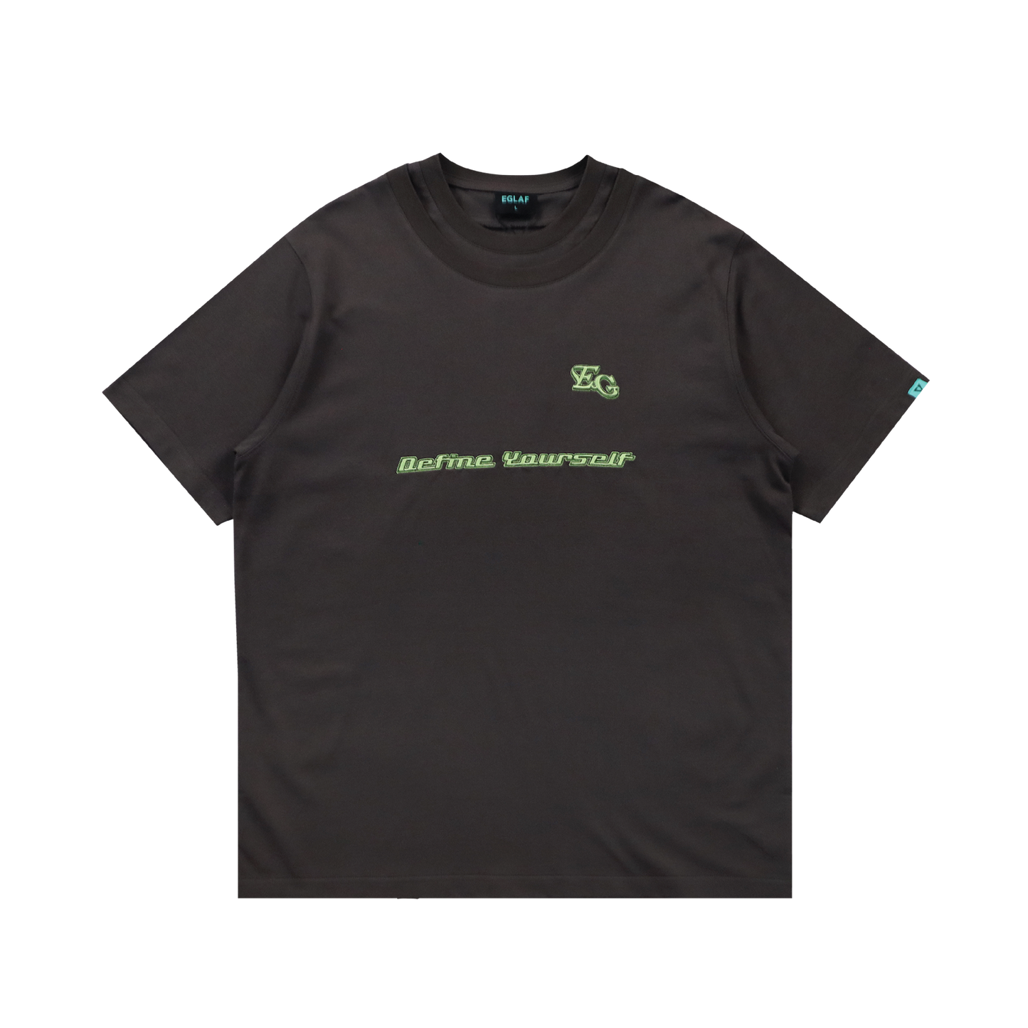 EGLAF | MV Double Collar Tee Dark Grey