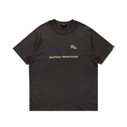 EGLAF | MV Double Collar Tee Dark Grey