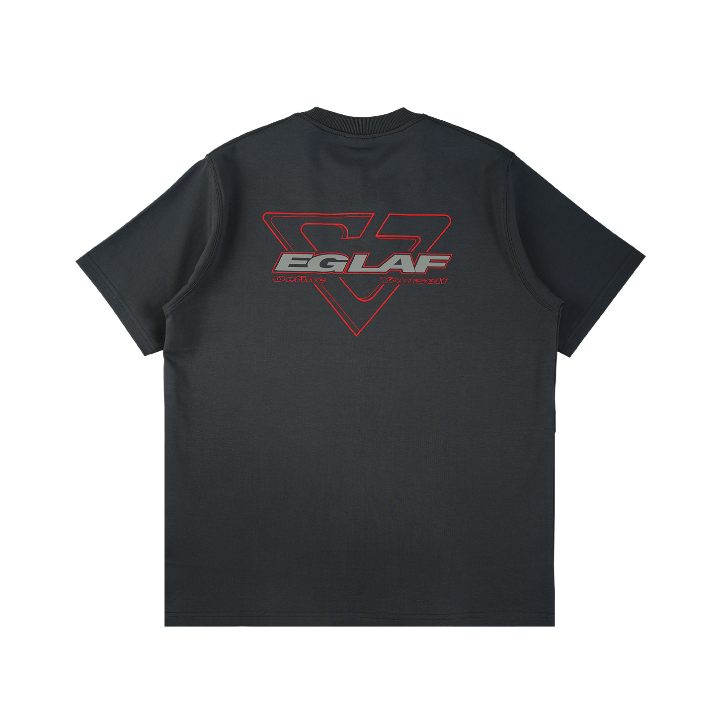 EGLAF | Basic 26 Triangle Logo Tee Grey - SWAGANZ