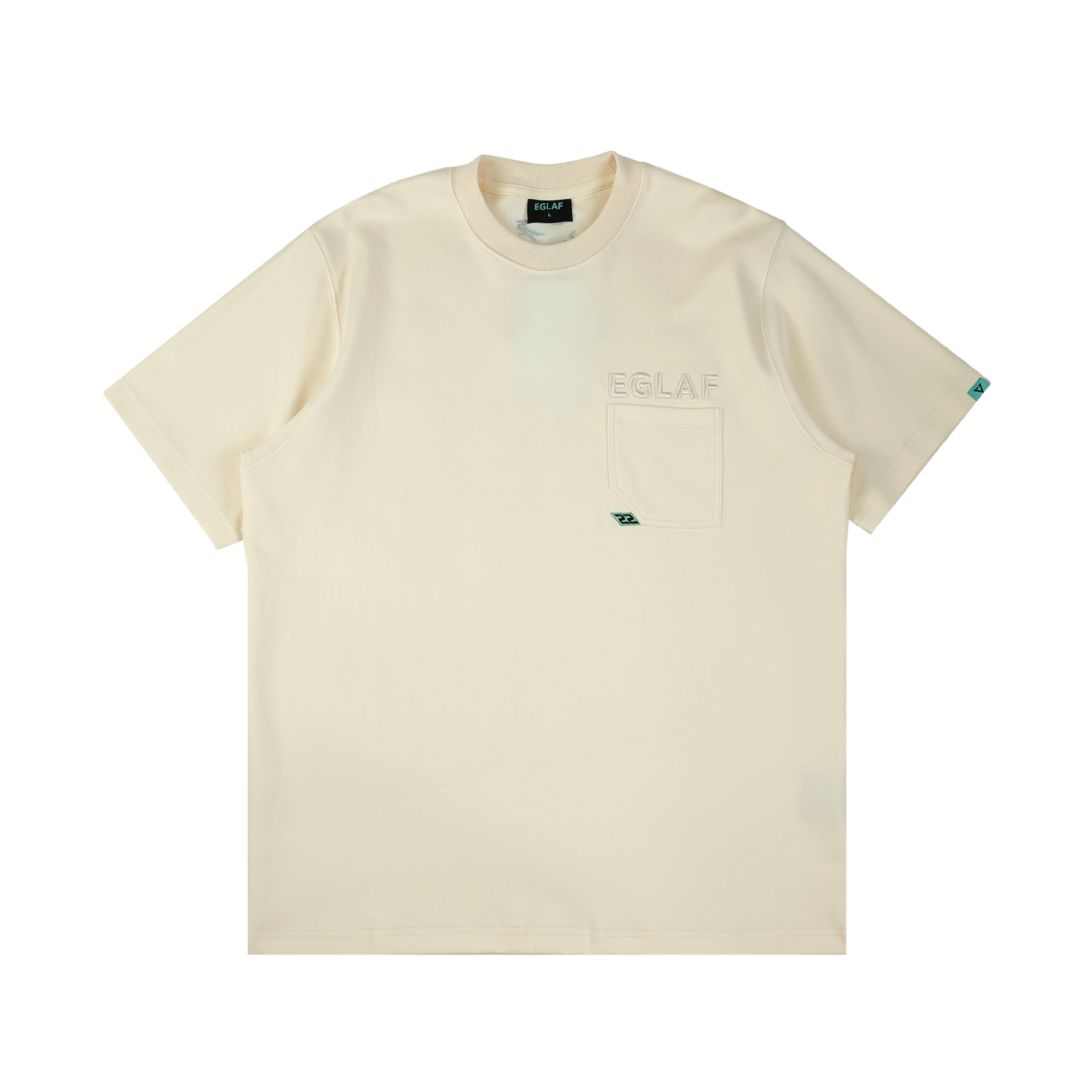 EGLAF | Basic 26 Pocket Tee Cream - SWAGANZ
