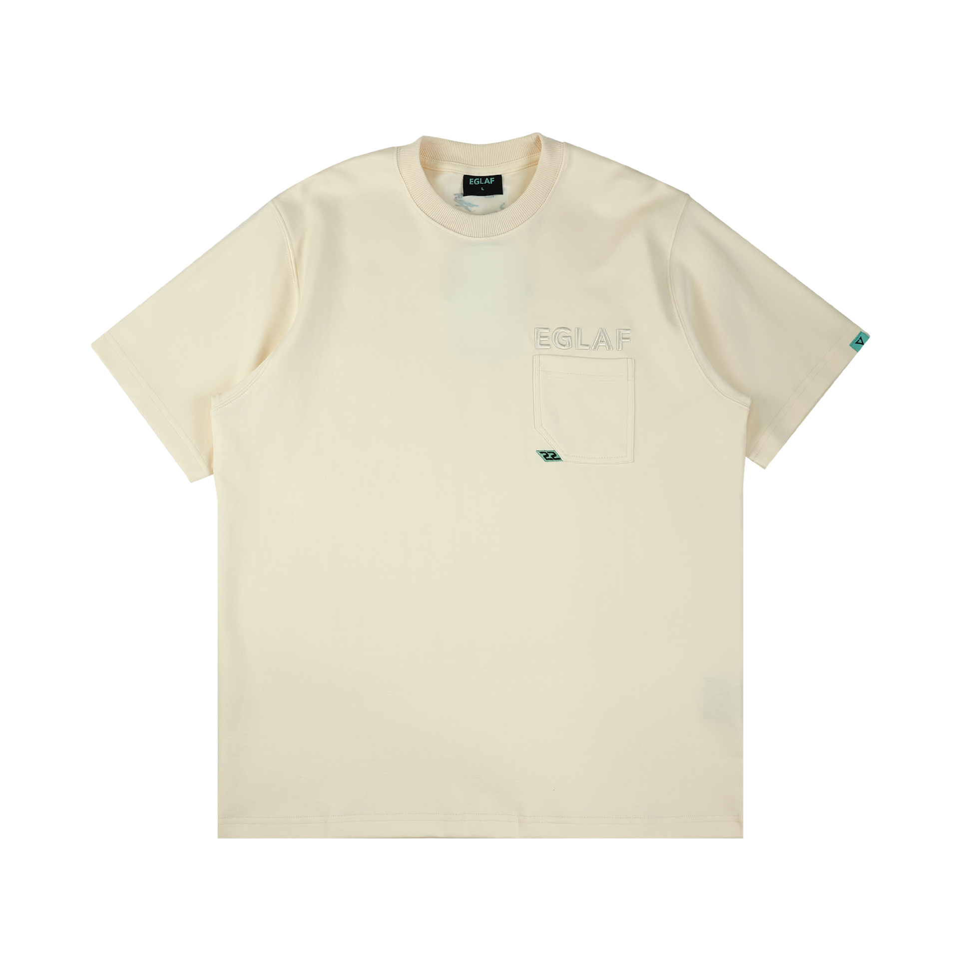 EGLAF | Basic 26 Pocket Tee Cream - SWAGANZ
