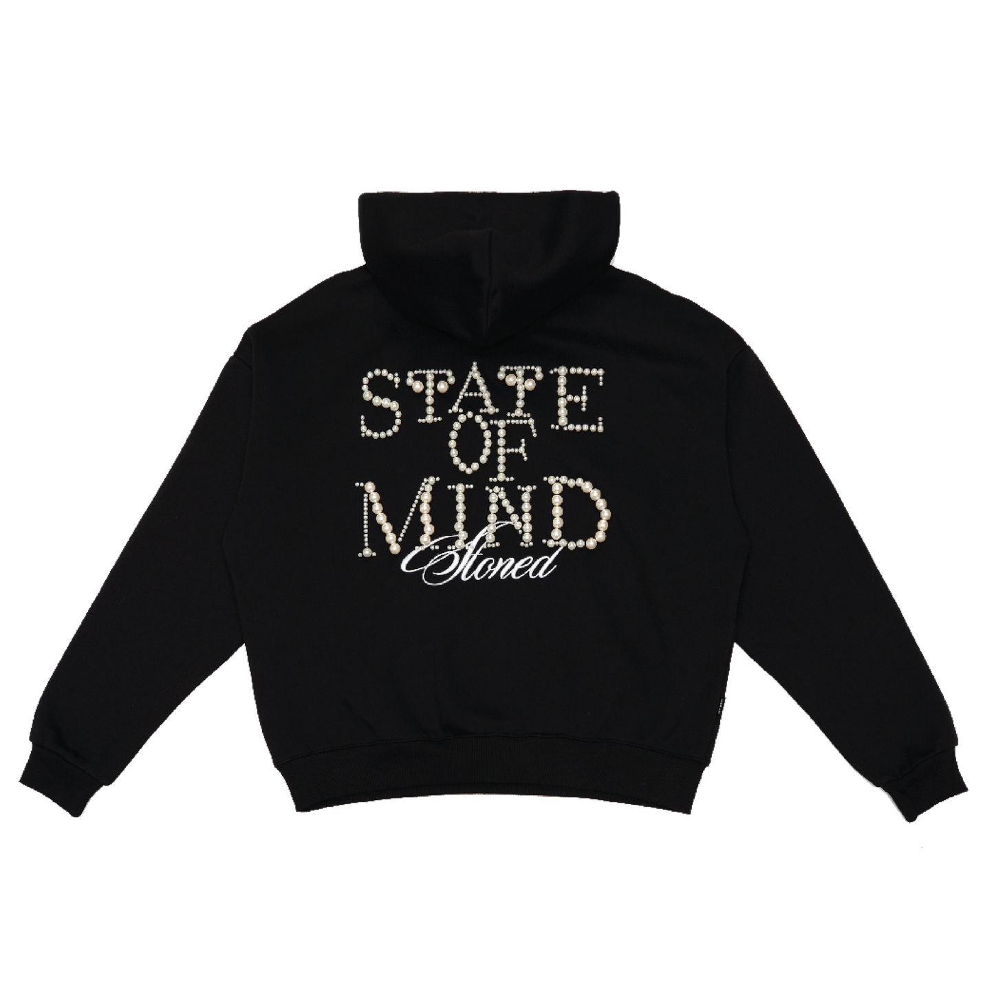 STONED | State Of Mind Hoodie Black - SWAGANZ