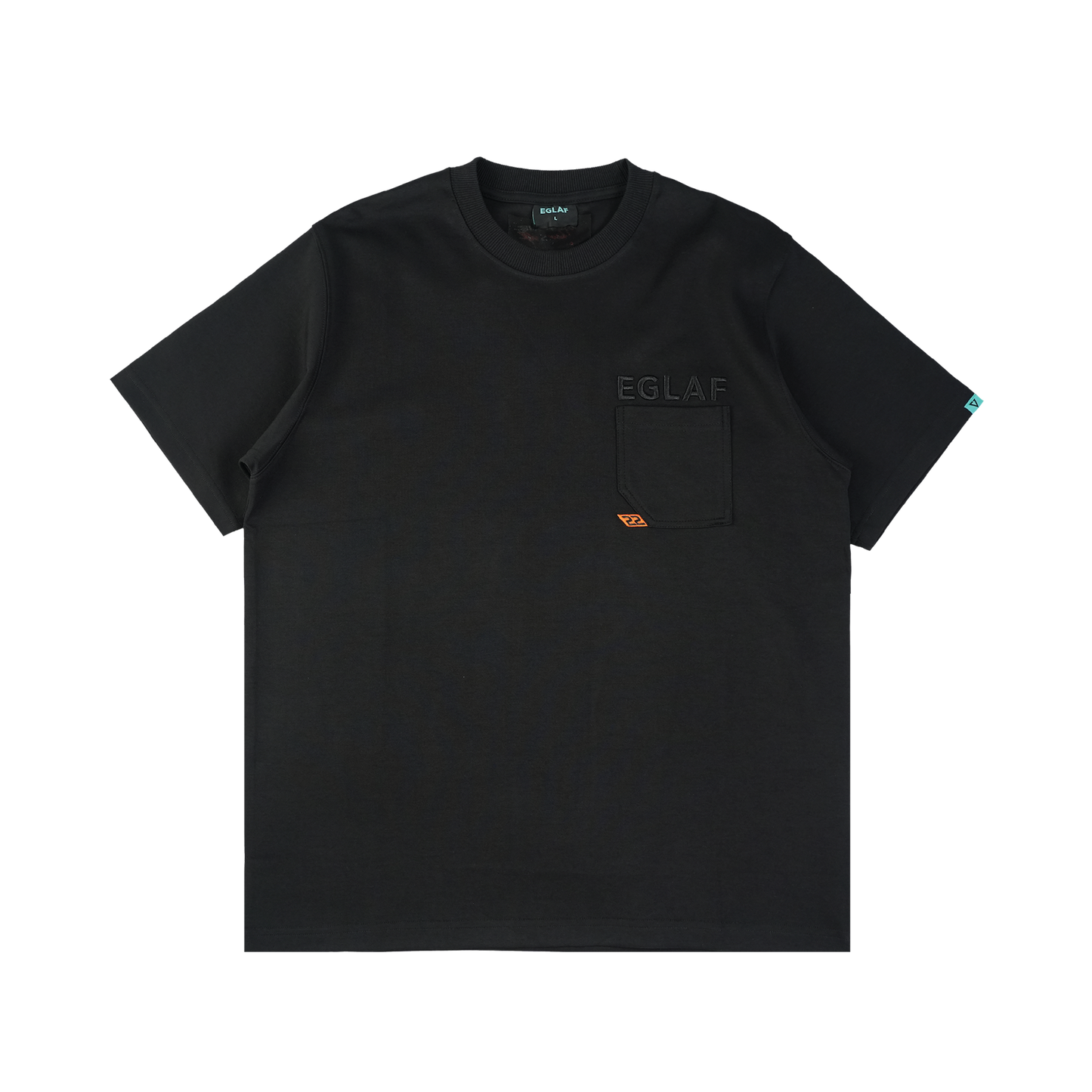 EGLAF | Basic 26 Pocket Tee Black - SWAGANZ