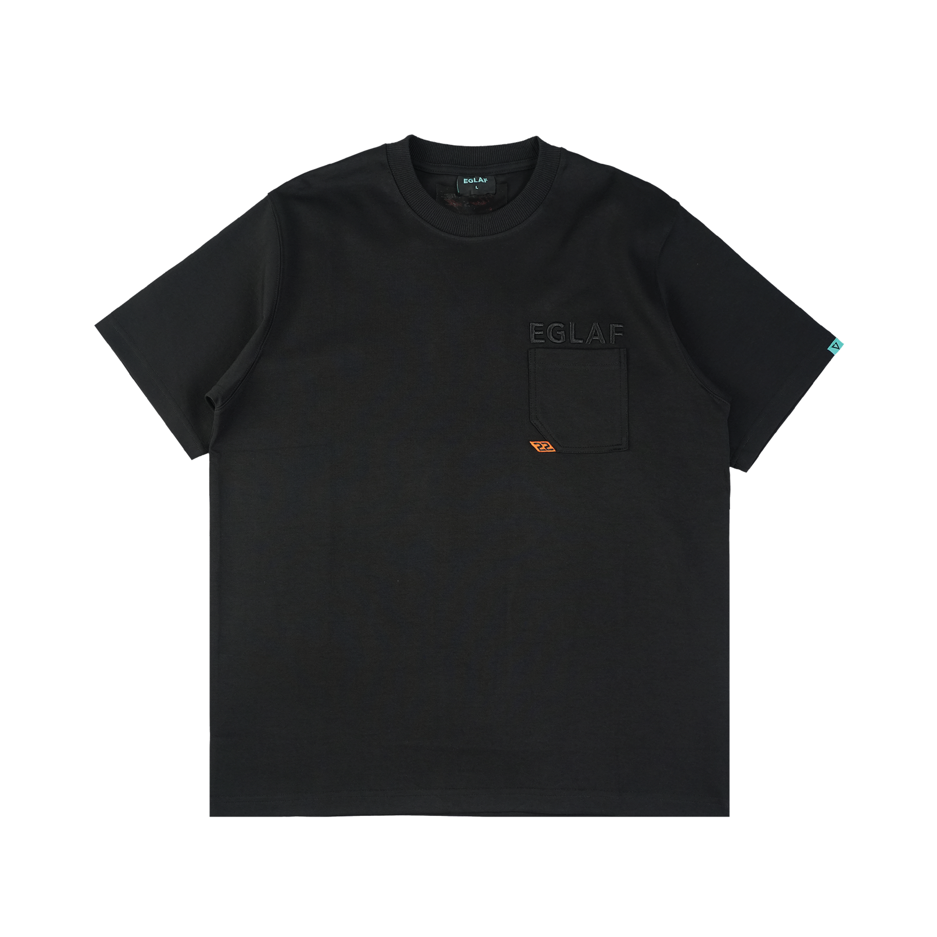 EGLAF | Basic 26 Pocket Tee Black - SWAGANZ