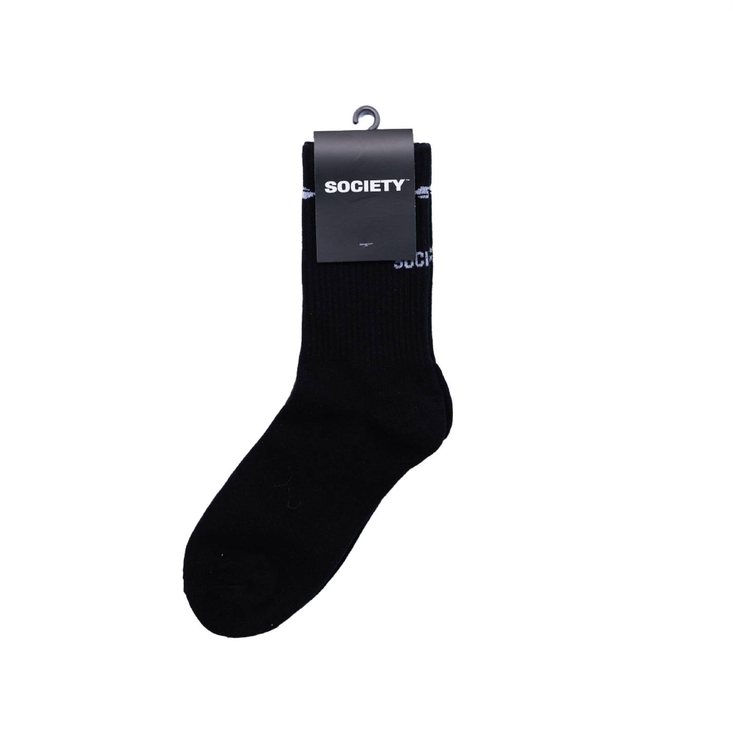 Society | Logo Socks Black - SWAGANZ