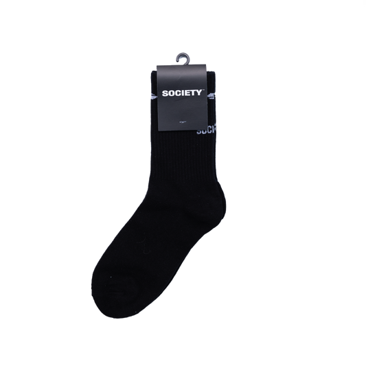 Society | Logo Socks Black - SWAGANZ
