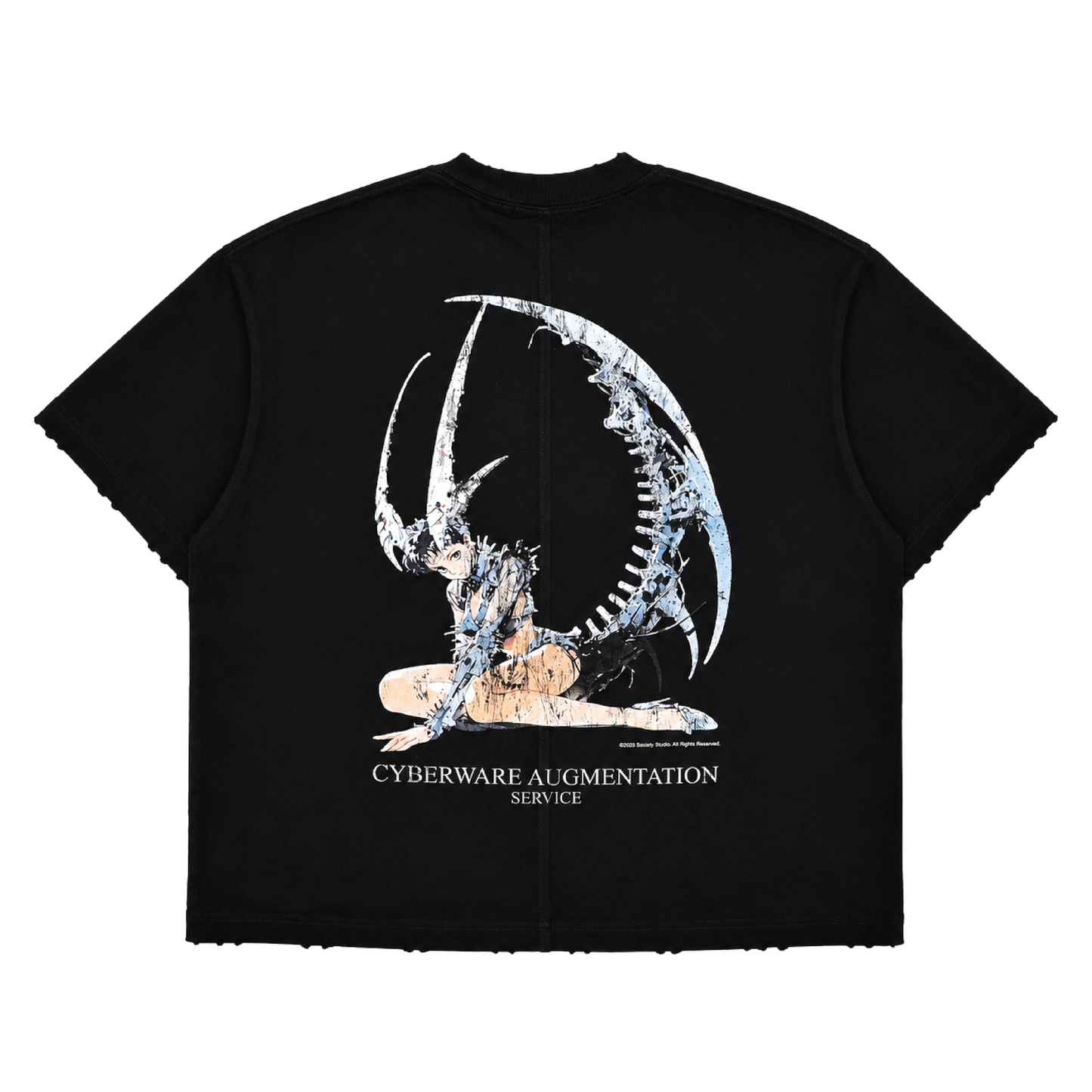 SOCIETY | CAS Retro Cyberpunk Back Print Tee