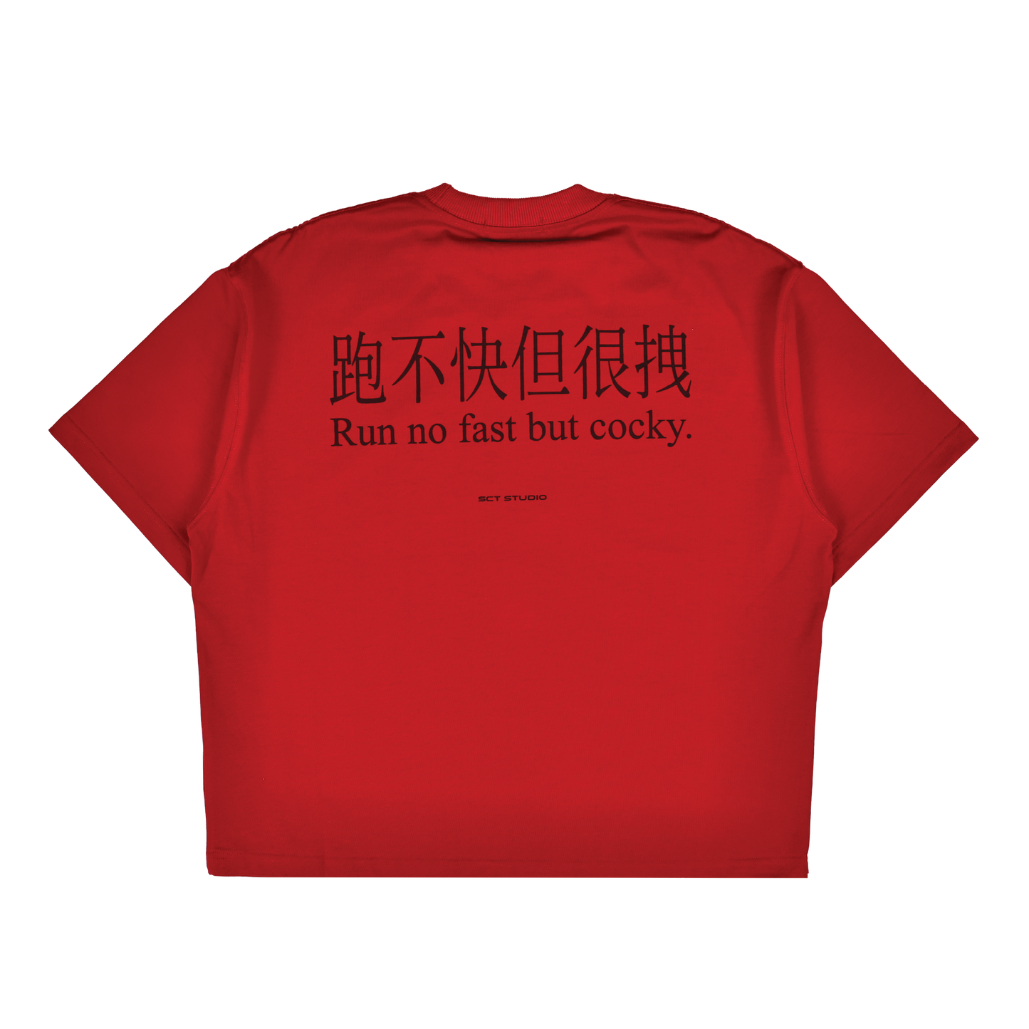SOCIETY | Aerodyne Int Chcky Horse Tee Red - SWAGANZ