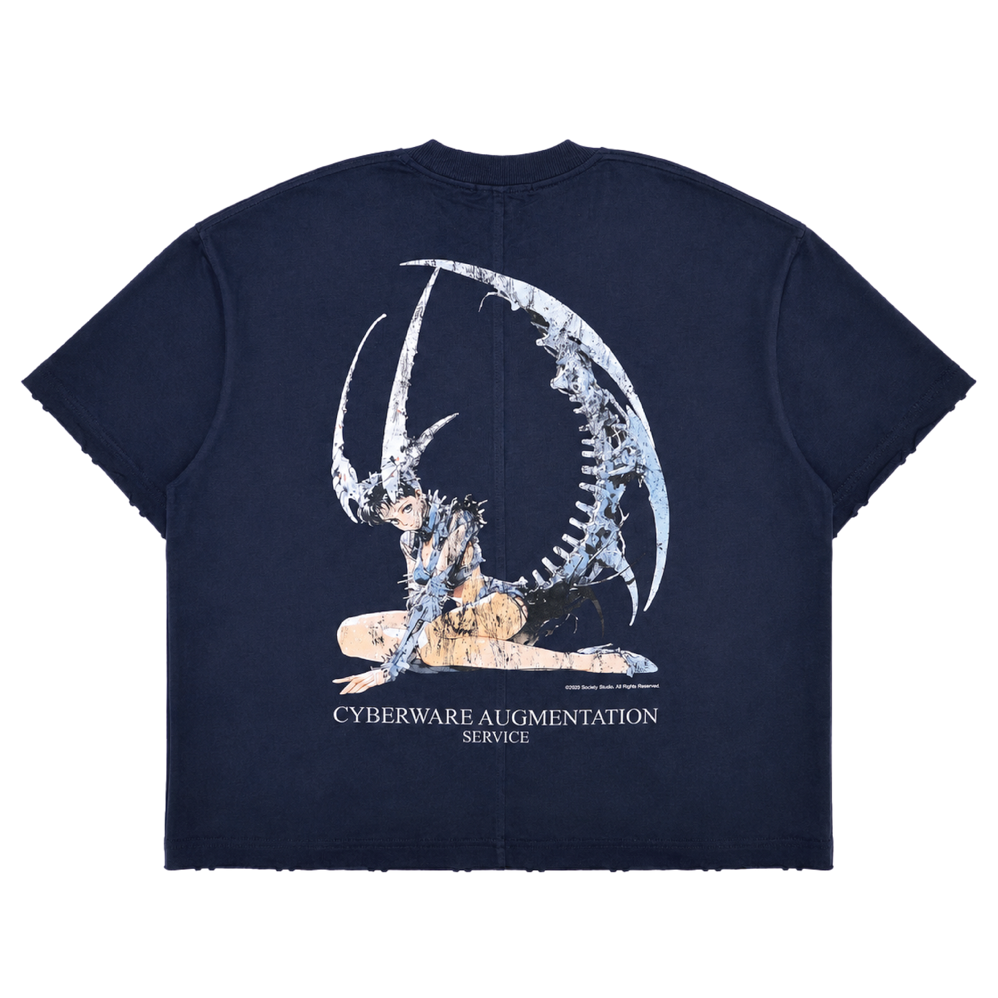 SOCIETY | CAS Retro Cyberpunk Back Print Tee