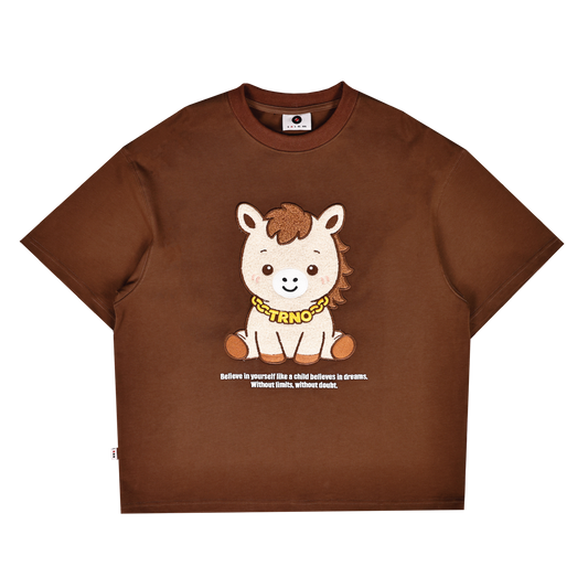 TRNO | Hip Hop Pony Tee Brown
