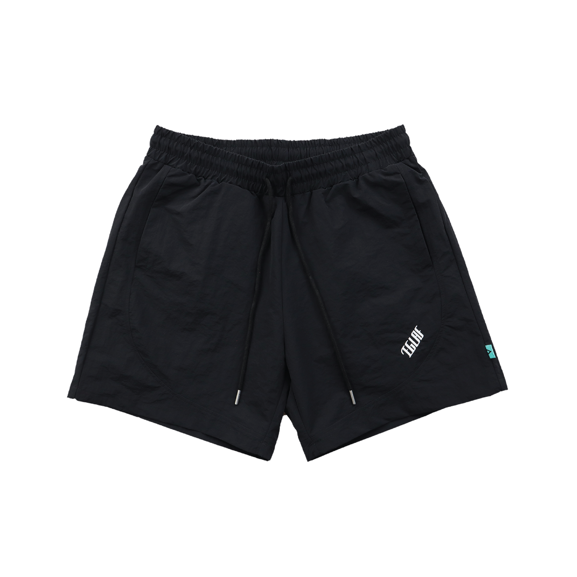 EGLAF | R//W Nylon Shorts Black - SWAGANZ