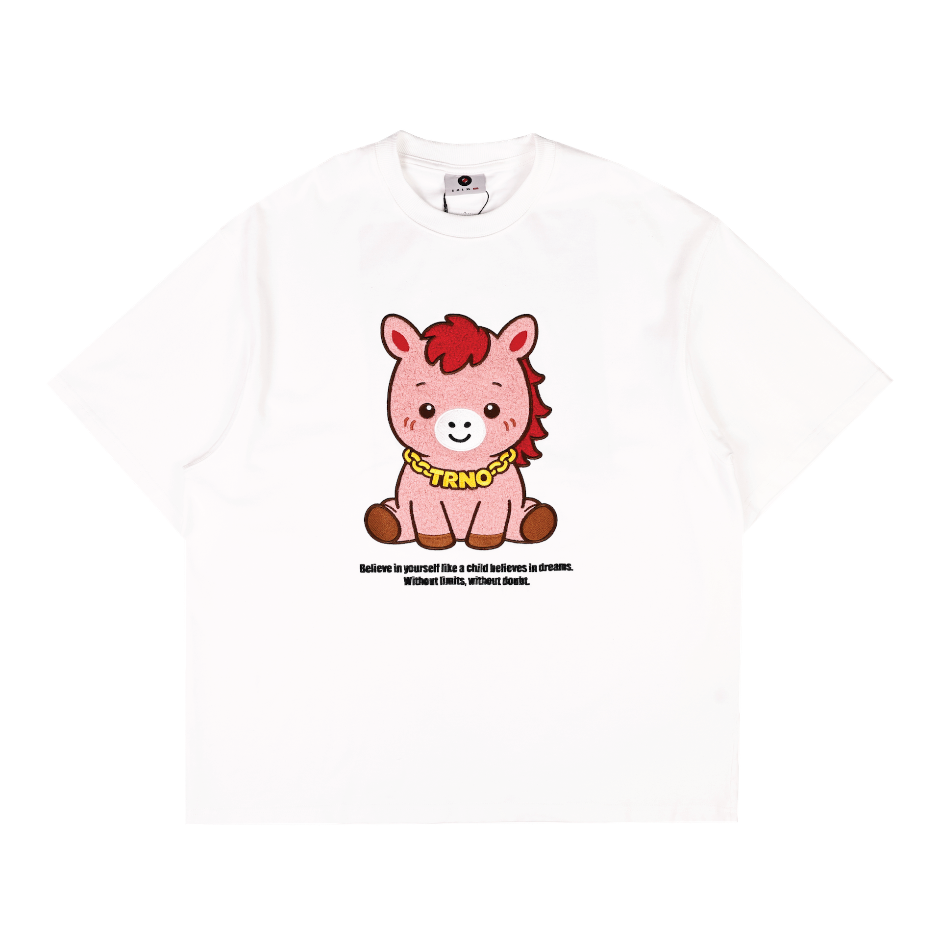 TRNO | Hip Hop Pony Tee White - SWAGANZ