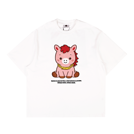TRNO | Hip Hop Pony Tee White