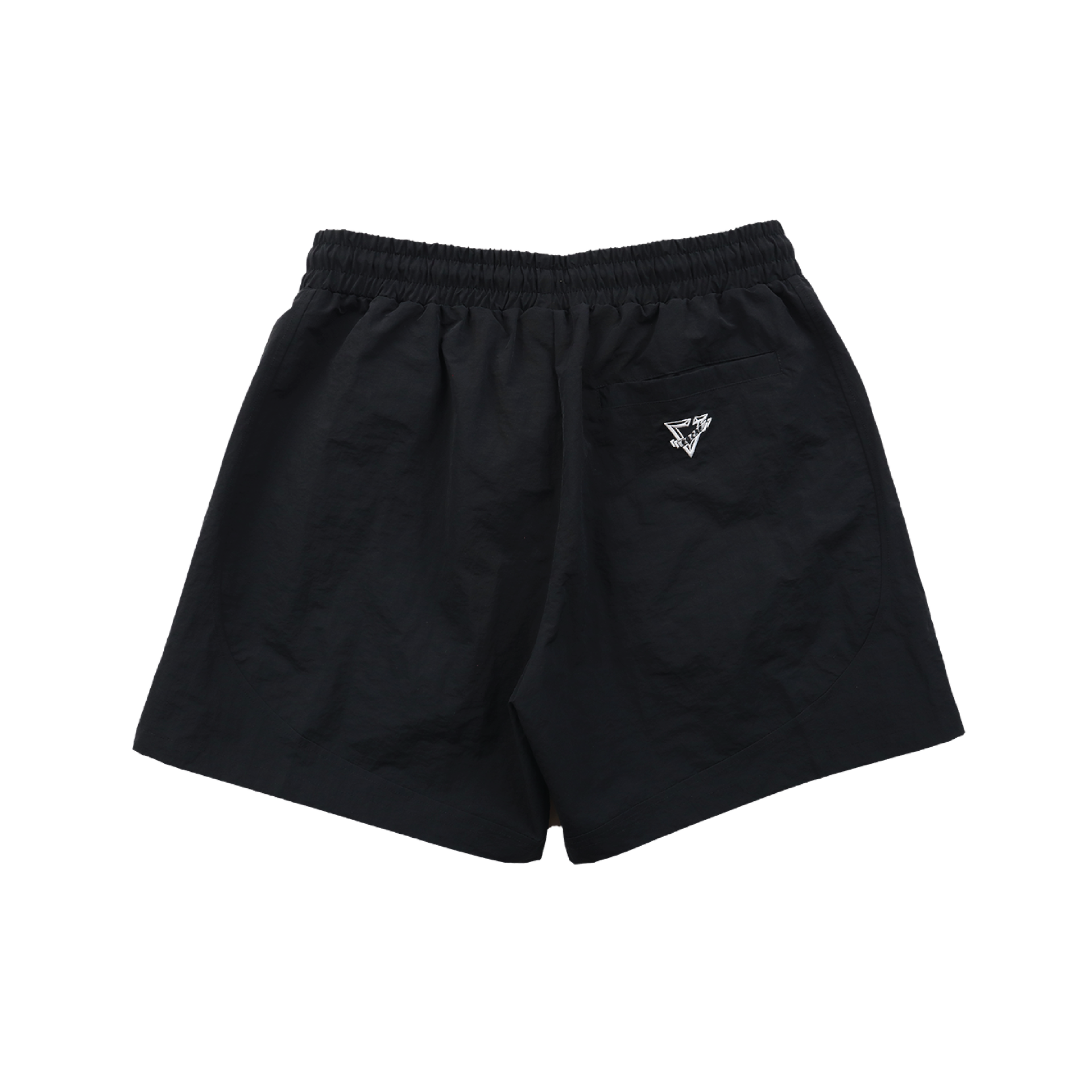 EGLAF | R//W Nylon Shorts Black - SWAGANZ