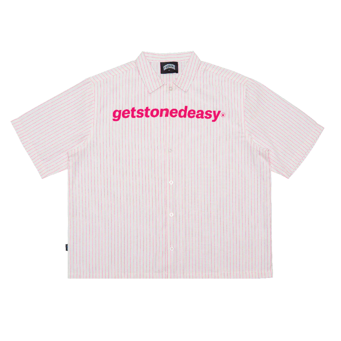 STONED | GRE Stripe Shirt White Pink