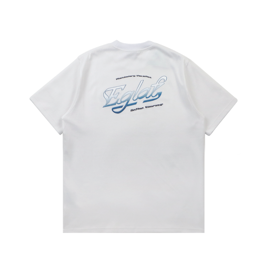 EGLAF | MV Gradient Logo Tee White