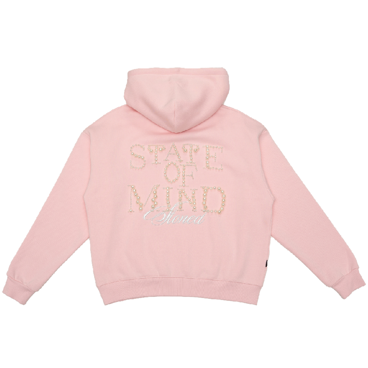 STONED | State Of Mind Hoodie Pink - SWAGANZ