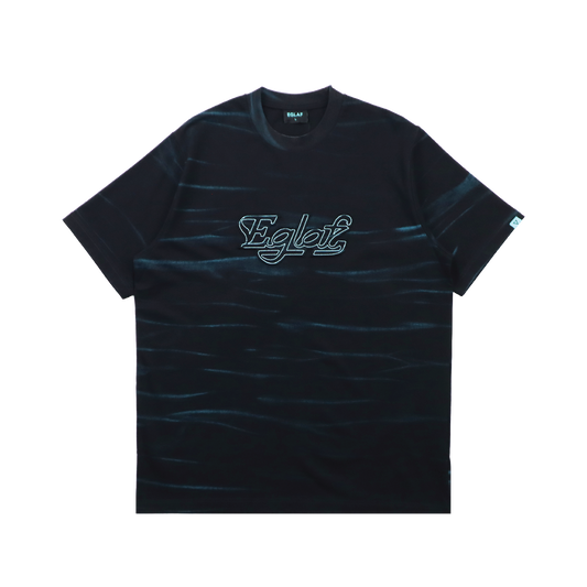 EGLAF | MV Dye Fabric Stitch Tee Black