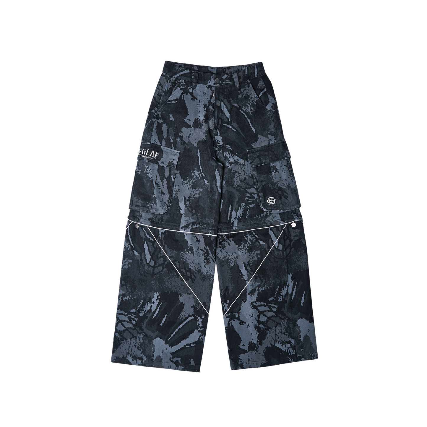 EGLAF | Duo Way Camo Cargo Pants