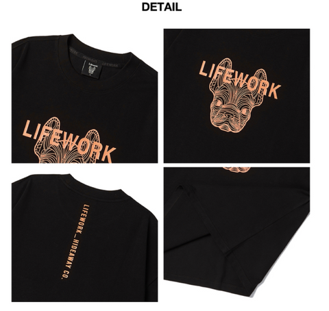 LifeWork | 8'Turn Signature S/S T-Shirt Black