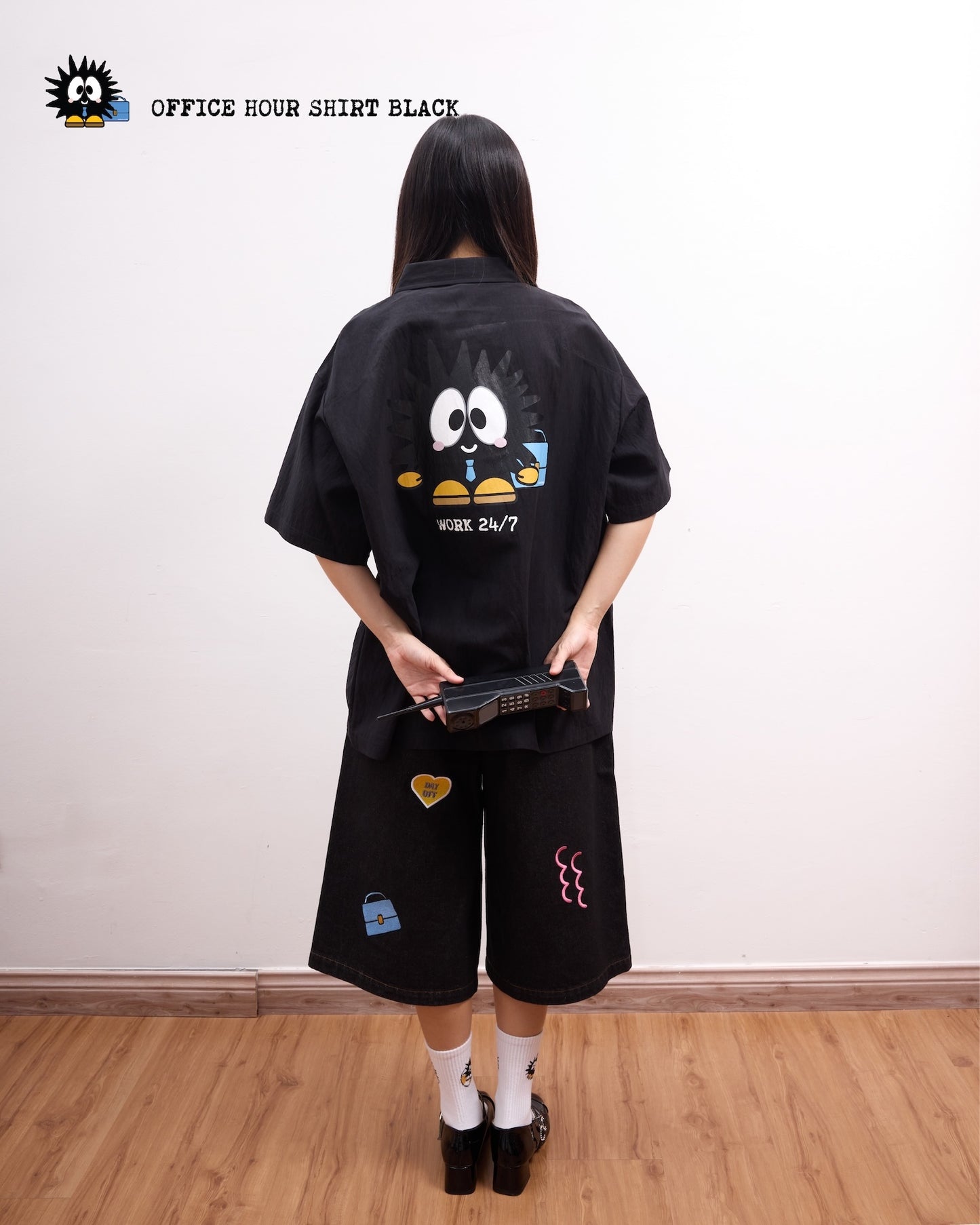 KEYNOTE | Workaholic Office Hour Shirt Black