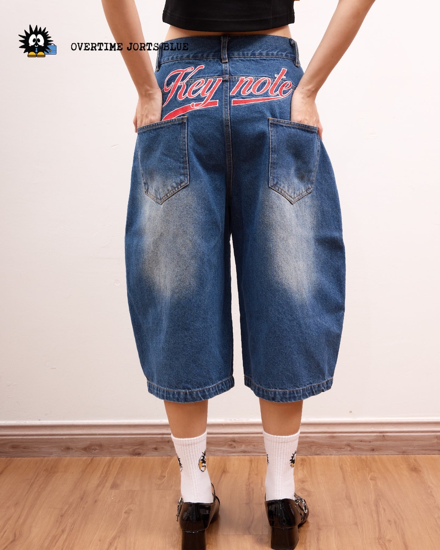 KEYNOTE | Workaholic Overtime Denim Jorts Blue