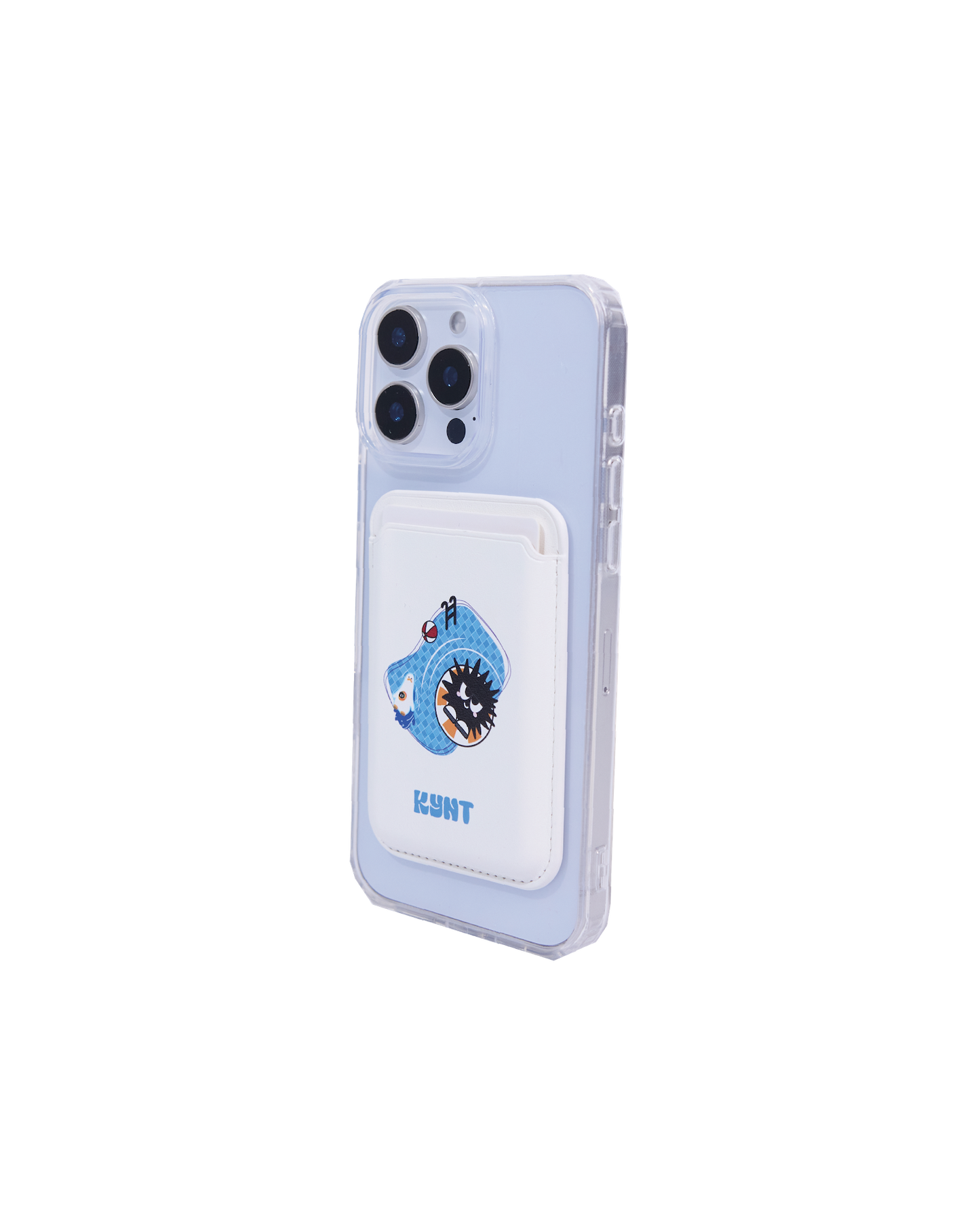 KEYNOTE | Floting Into Summer Snap-On Wallet White