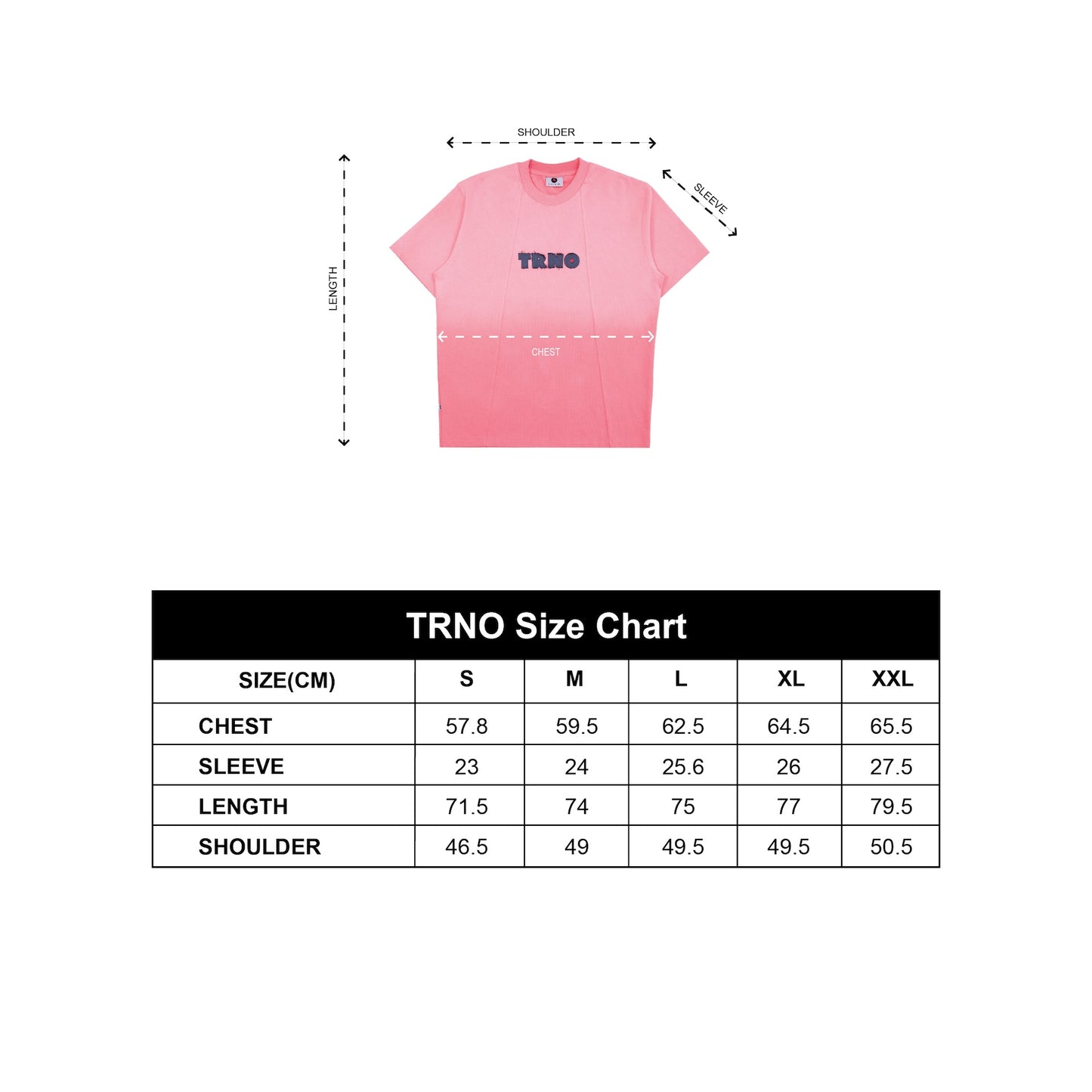 TRNO | Vintage Stitch Washed Tee Pink