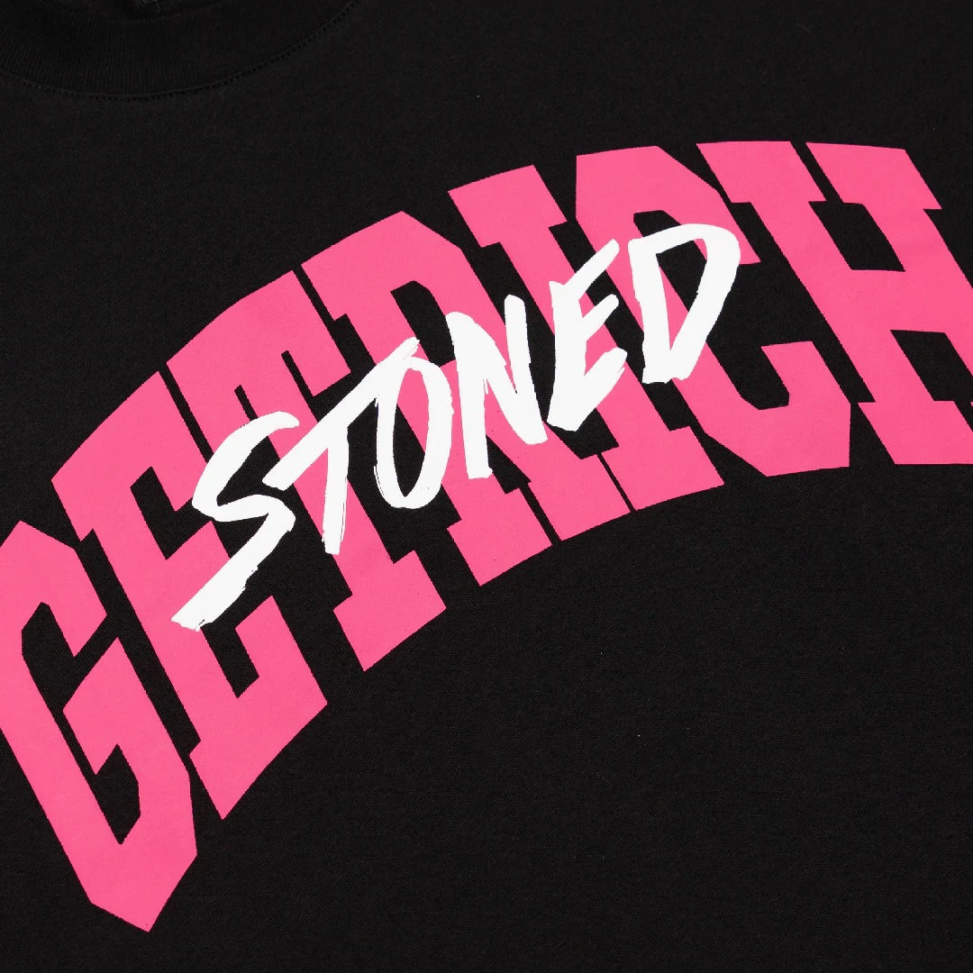 STONED | GRE Varisty Logo Tee Black