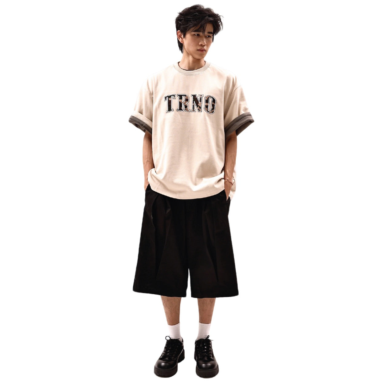 TRNO | Varsity Tee Grigio - SWAGANZ