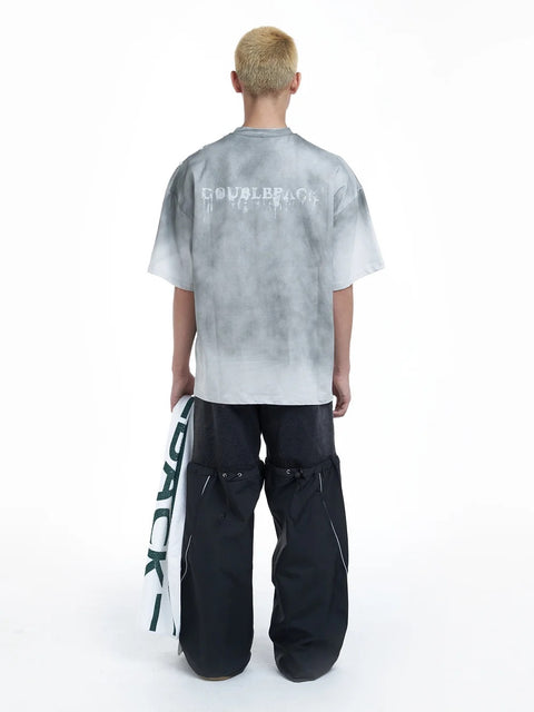 Doubleback | Wet Towel Oversized T-Shirt Grey