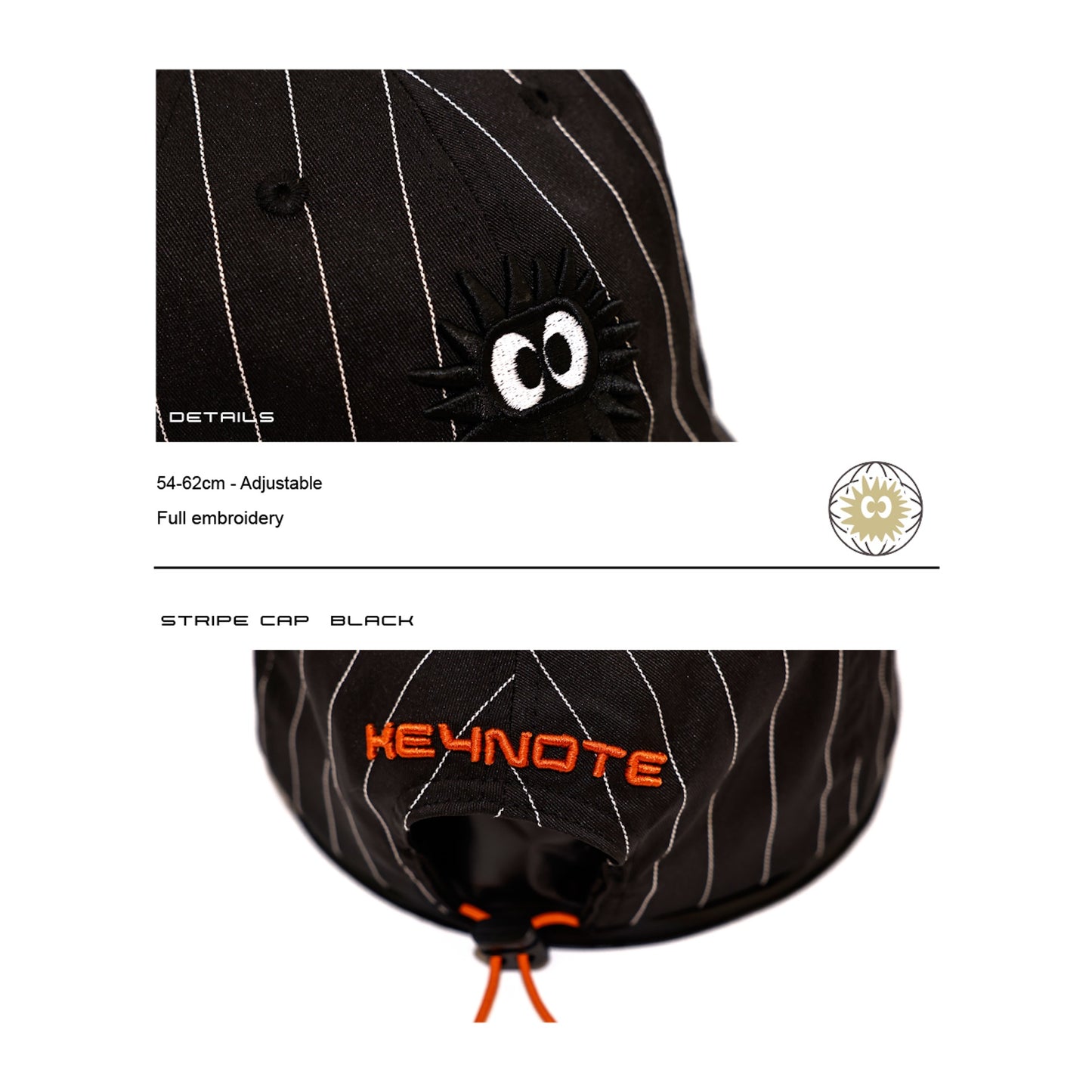 KEYNOTE | Sport Club Stripe Cap Black