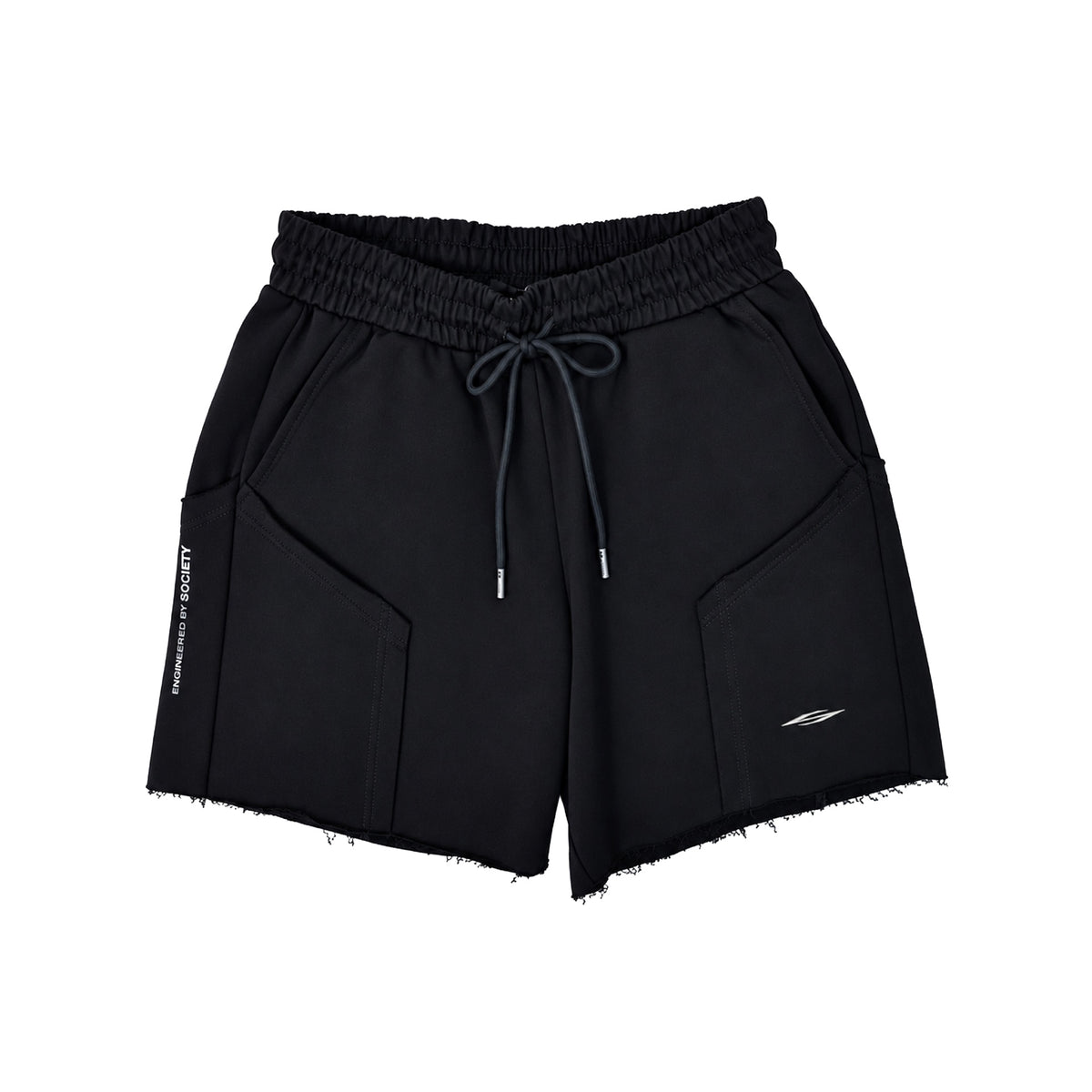 SOCIETY | Form 010 Offset Shorts Black - SWAGANZ
