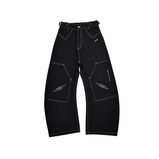 SOCIETY | Form 010 District Denim Pants Black - SWAGANZ