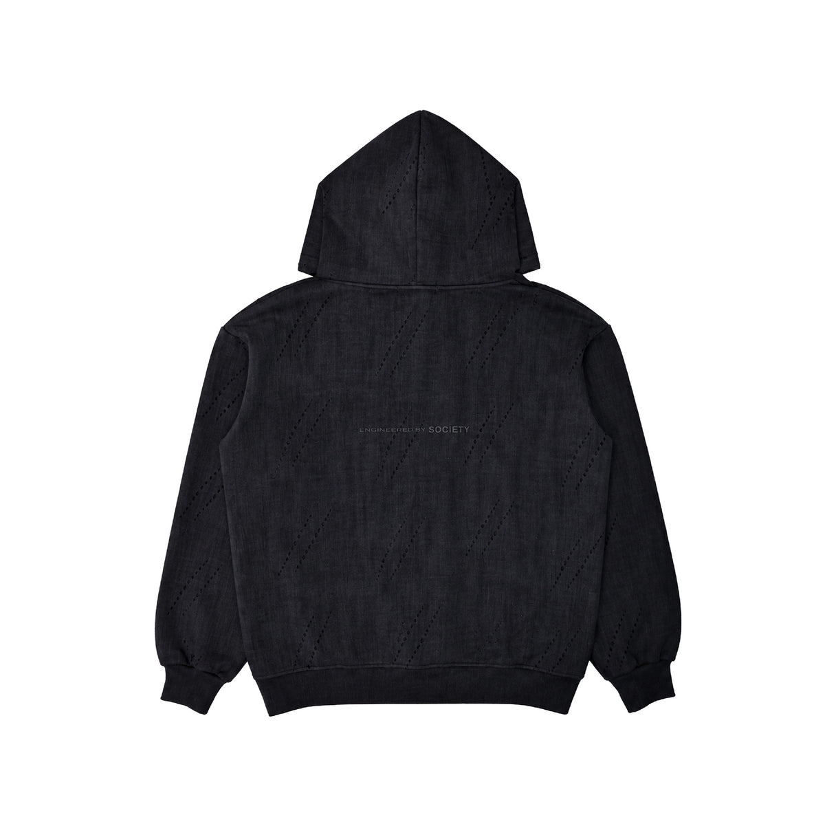 SOCIETY | Form 010 Core Hooded Sweatshirt Black - SWAGANZ