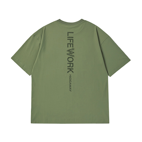 LIfeWork | Common Venturi Minimaladok S/S T-Shirt Khaki