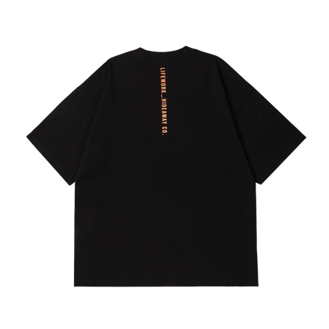 LifeWork | 8'Turn Signature S/S T-Shirt Black