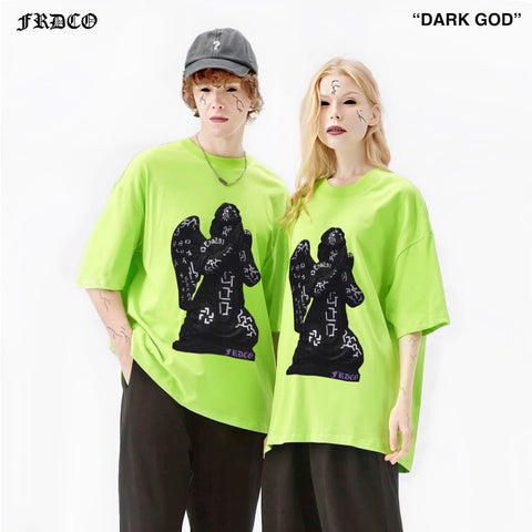 FRDCO | Dark God Logo Tee Neon