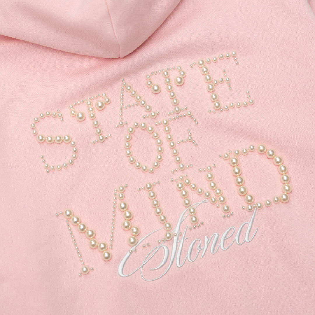STONED | State Of Mind Hoodie Pink - SWAGANZ