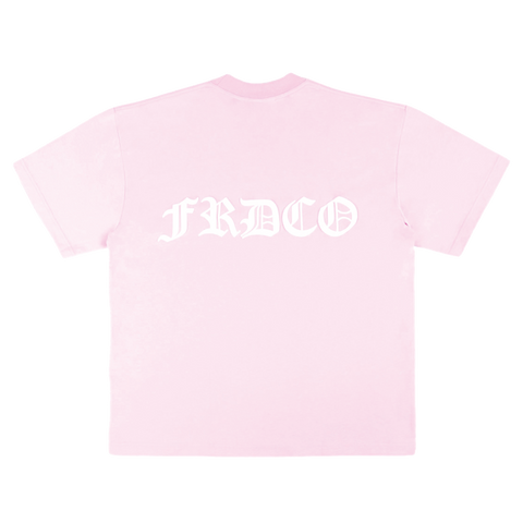 FRDCO | Embossed Logo Tee Pink