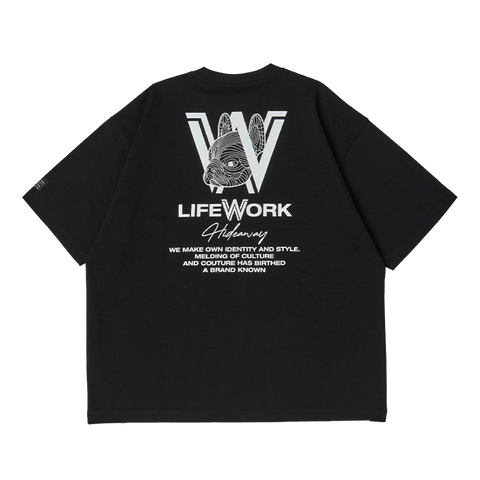LifeWork | Mono Hipdok S/S T-Shirt Black