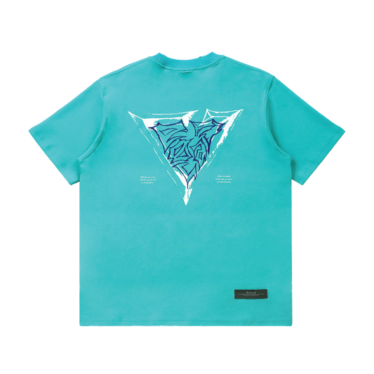 EGLAF | RC Embroidery Logo Tee Turquoise - SWAGANZ
