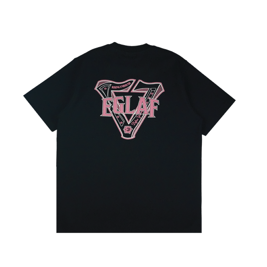 EGLAF | RU Triangle Logo Tee Black