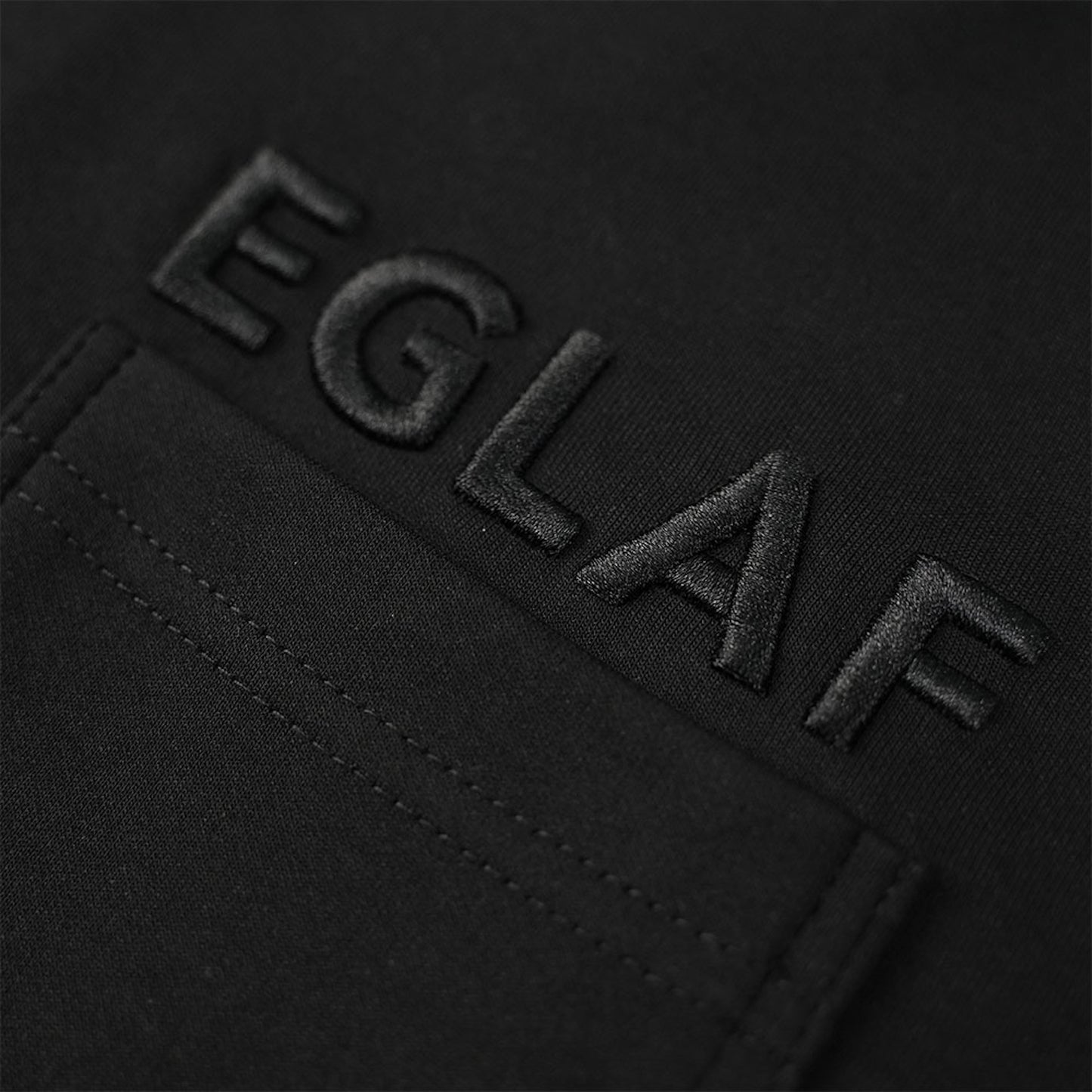EGLAF | Basic 26 Pocket Tee Black - SWAGANZ