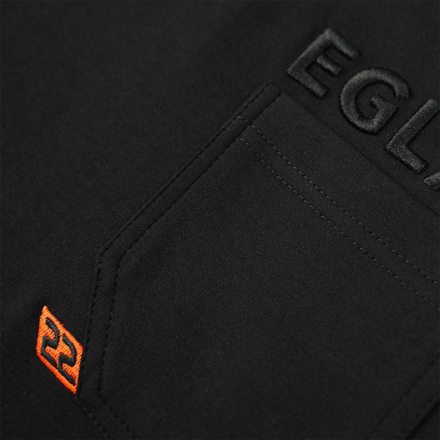 EGLAF | Basic 26 Pocket Tee Black - SWAGANZ