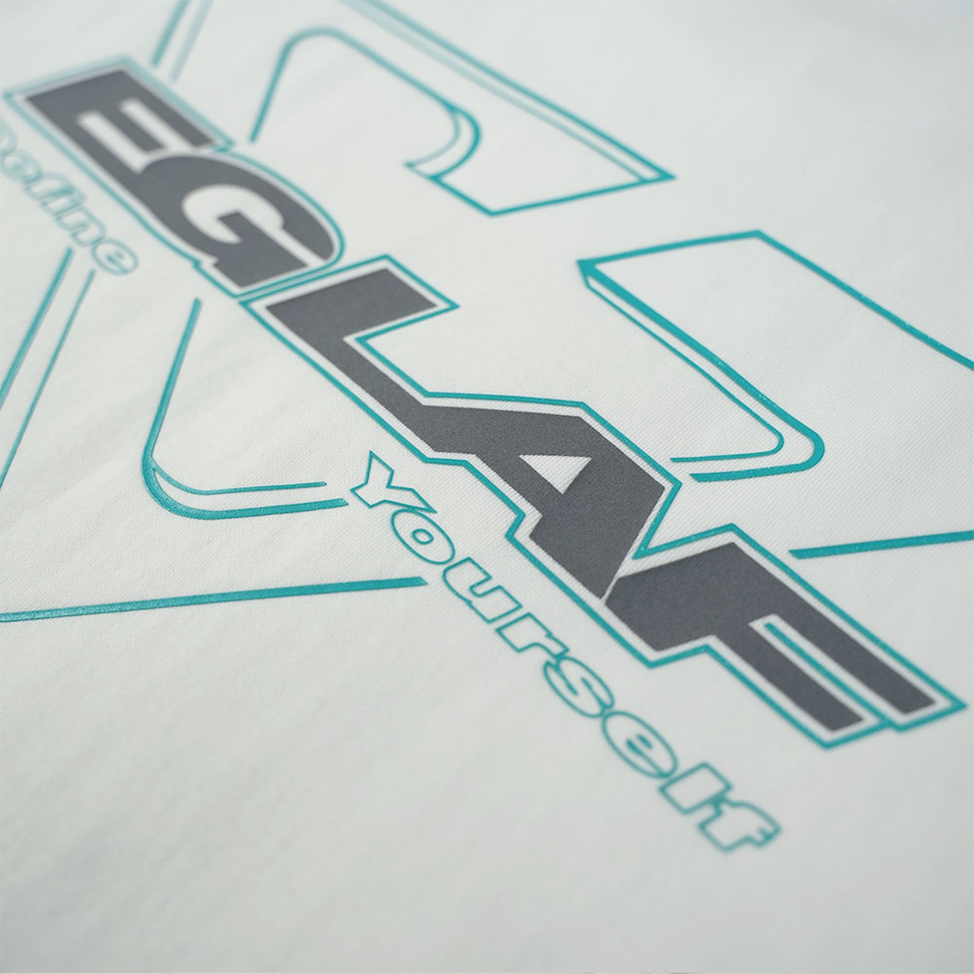 EGLAF | Basic 26 Triangle Logo Tee White - SWAGANZ